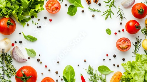 Preparing fresh salad