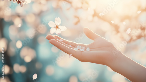 Blossom's Embrace: A tender...