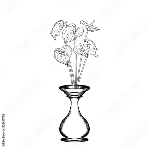 vase with flowers