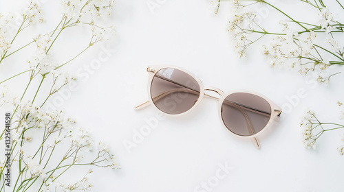 Sunglasses Amidst Delicate ...