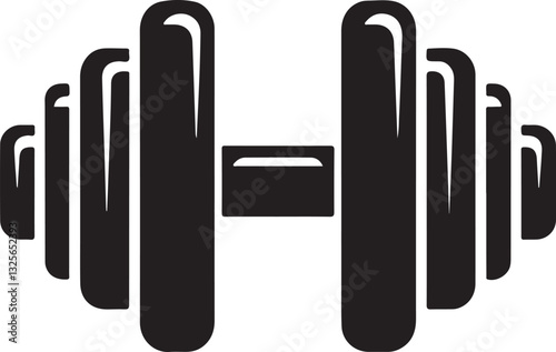 Gym Workout Fitness Vector Icons Set