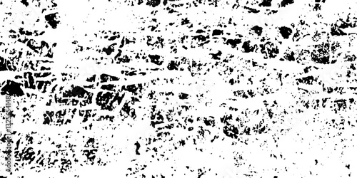 Grunge black and white crack paper texture design and texture of a concrete wall with cracks and scratches background .. Vintage abstract texture of old surface.. Grunge texture for make poster .	
