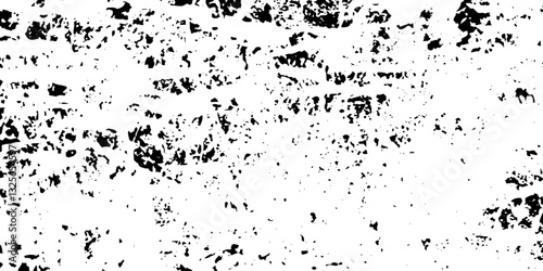 Grunge black and white crack paper texture design and texture of a concrete wall with cracks and scratches background .. Vintage abstract texture of old surface.. Grunge texture for make poster .	
