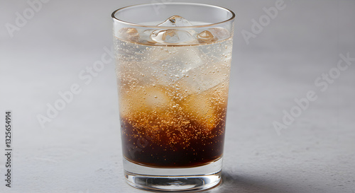 Wallpaper Mural A refreshing espresso tonic combining a shot of espresso with sparkling tonic water in a highball glass, creating a vibrant contrast Torontodigital.ca