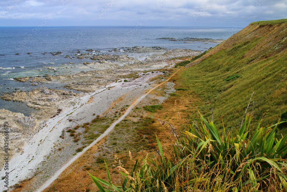 Φωτογραφία Coastline of Kaikoura Peninsula, South Island, New Zealand