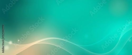 Abstract healthcare symbol background, gradient teal and turquoise, gradient, modern