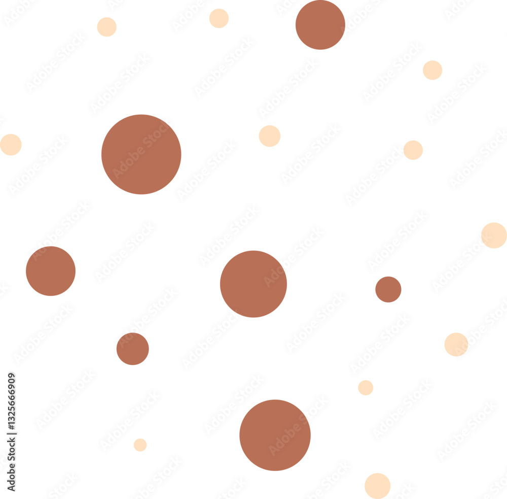 Abstract Boho Dots Element Set