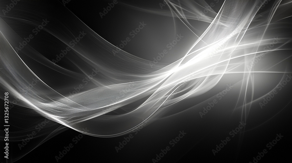 Abstract Flowing Lines Design Abstract Flowing Lines Design