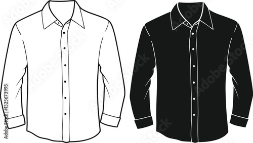 vector illustration of a jacket