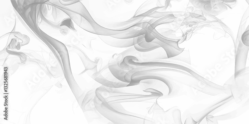 Smoke steam set of airborne particulates and gases emitted. Gray vector background with smoke shapes. Abstract, messy, splattered, sprayer texture.  Cloudy smoke concept for design projects. 
