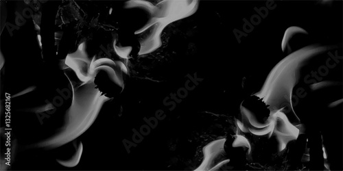 Smoke steam set of airborne particulates and gases emitted. Gray vector background with smoke shapes. Abstract, messy, splattered, sprayer texture.  Cloudy smoke concept for design projects. 