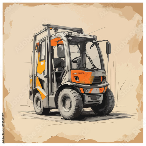toy truck on white background