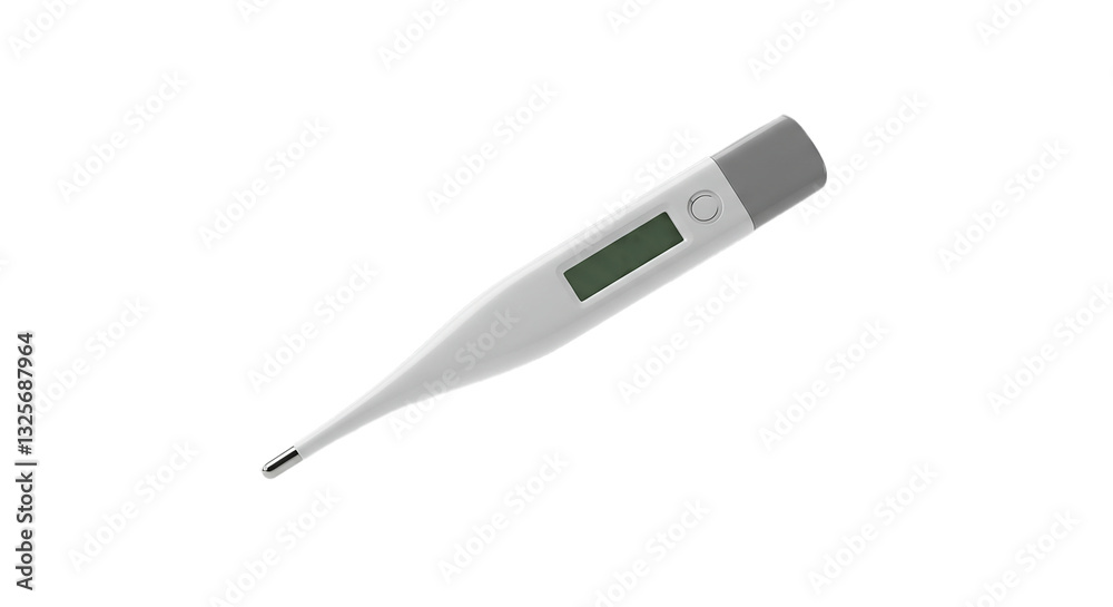 digital thermometer isolated on white digital thermometer isolated on white