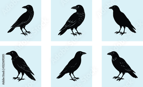 Crow Silhouette vector