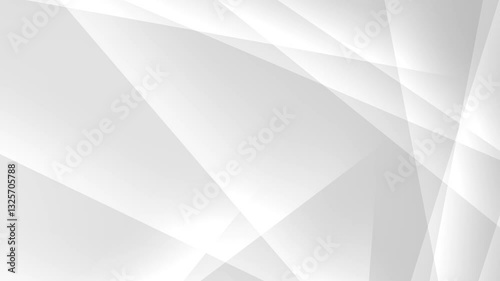 Abstract grayscale geometric background; overlapping shapes; design template