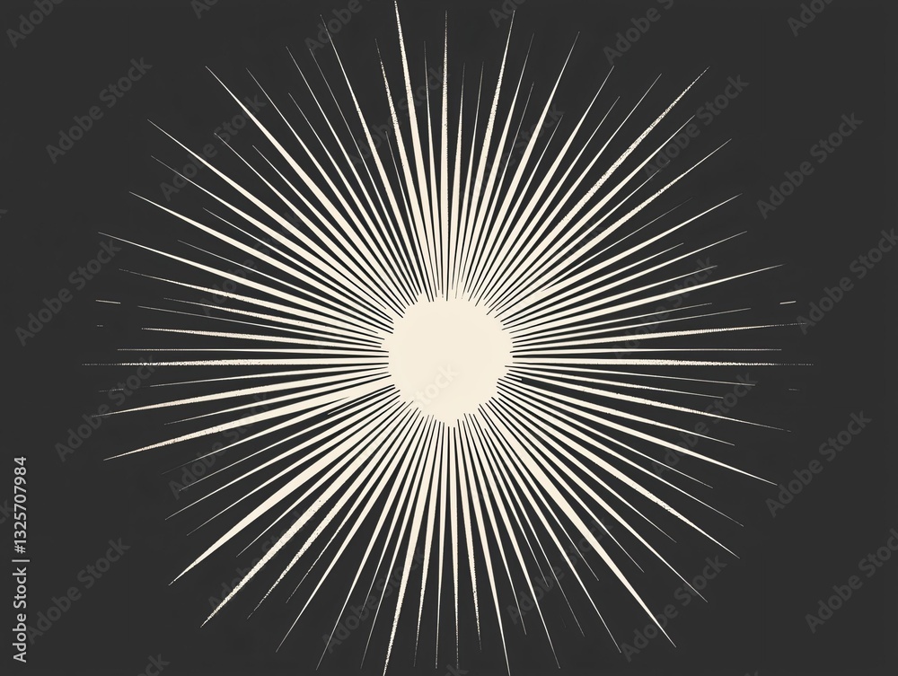 Obraz premium Sunburst Design