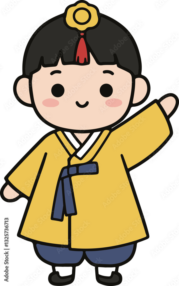 Children wearing Hanbok 한복입은 어린이 Children wearing Hanbok 한복입은 어린이