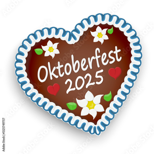gingerbread heart Oktoberfest 2025 decoration