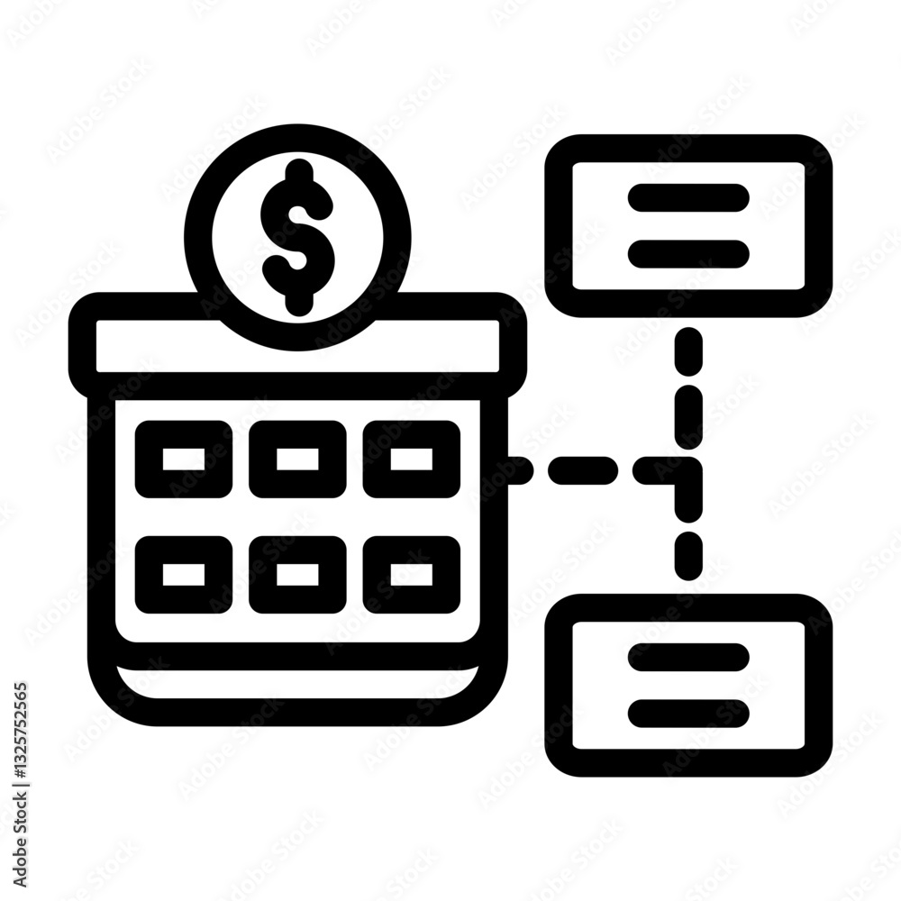 calendar economy business analytic outline style calendar economy business analytic outline style