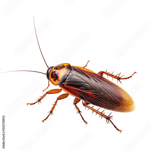 Wallpaper Mural Cockroach isolated on transparent background. PNG. Generated AI Torontodigital.ca