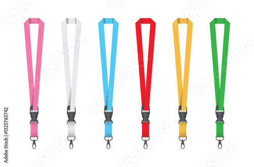 Lanyard vector illustration
