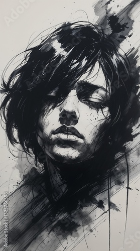 portrait of a young woman