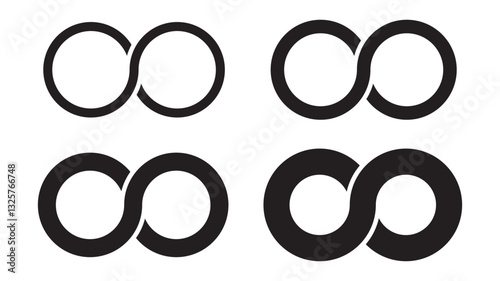 Infinity vector symbol set
