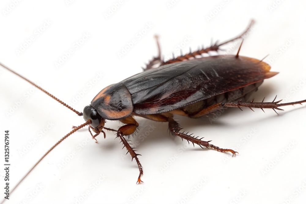 cockroach with white background cockroach with white background