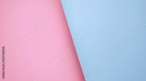 Diagonal Pastel Color Split Background