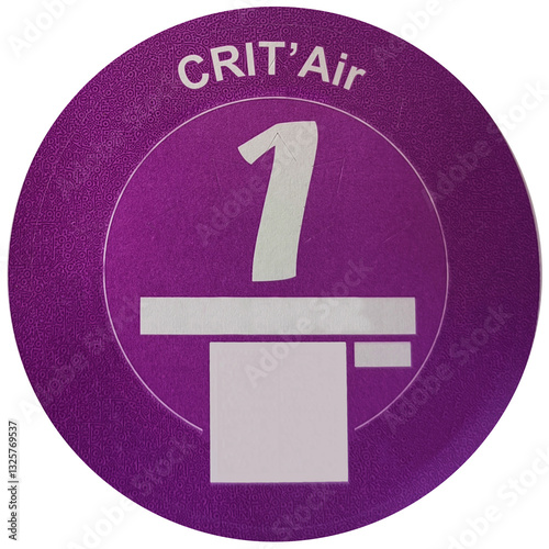 Vignette crit'air catégorie 1