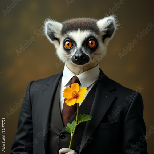Anthropomorphic lemur dress...
