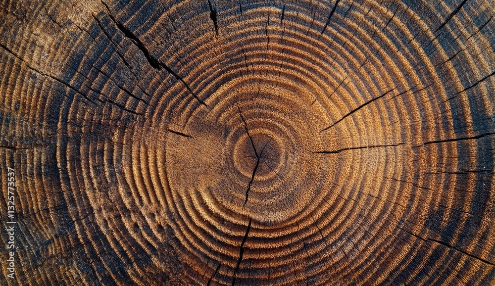 Close-up Wood Tree Trunk Rings Close-up Wood Tree Trunk Rings
