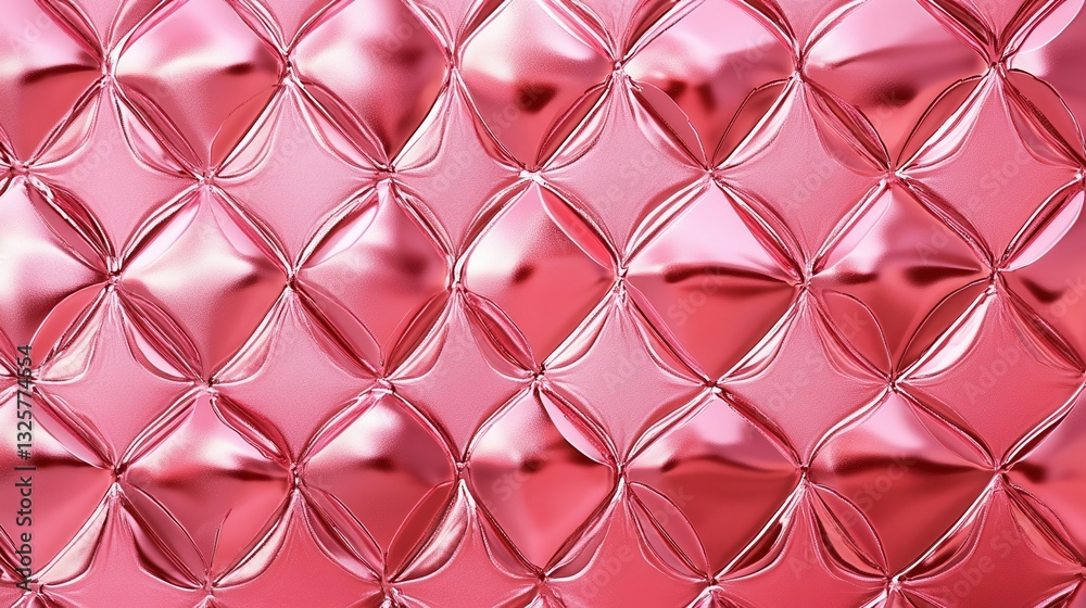 Pink Shiny Diamond Quilted Texture Background Pink Shiny Diamond Quilted Texture Background