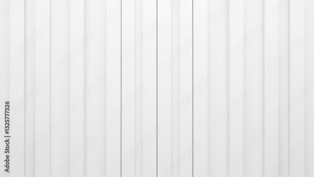 White board and batten siding with vertical panels creating a clean, modern look
