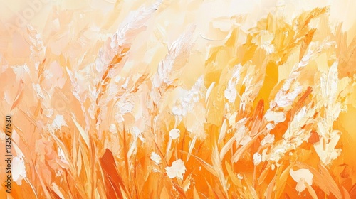 Soft Textures in a Sun-Drenched Field Scene