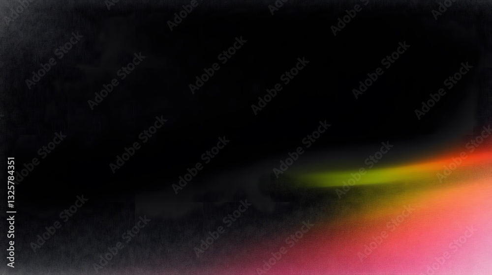 Obraz premium Gradient abstract background blending vibrant colors with a dark space