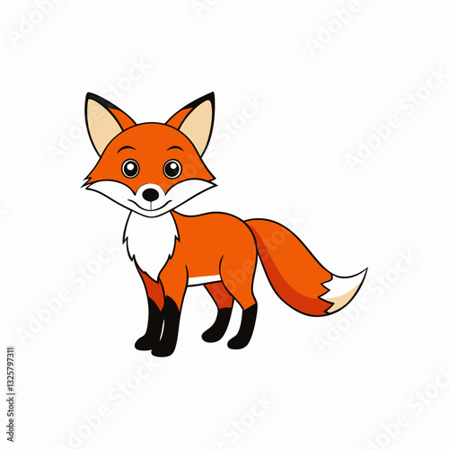 red fox cartoon