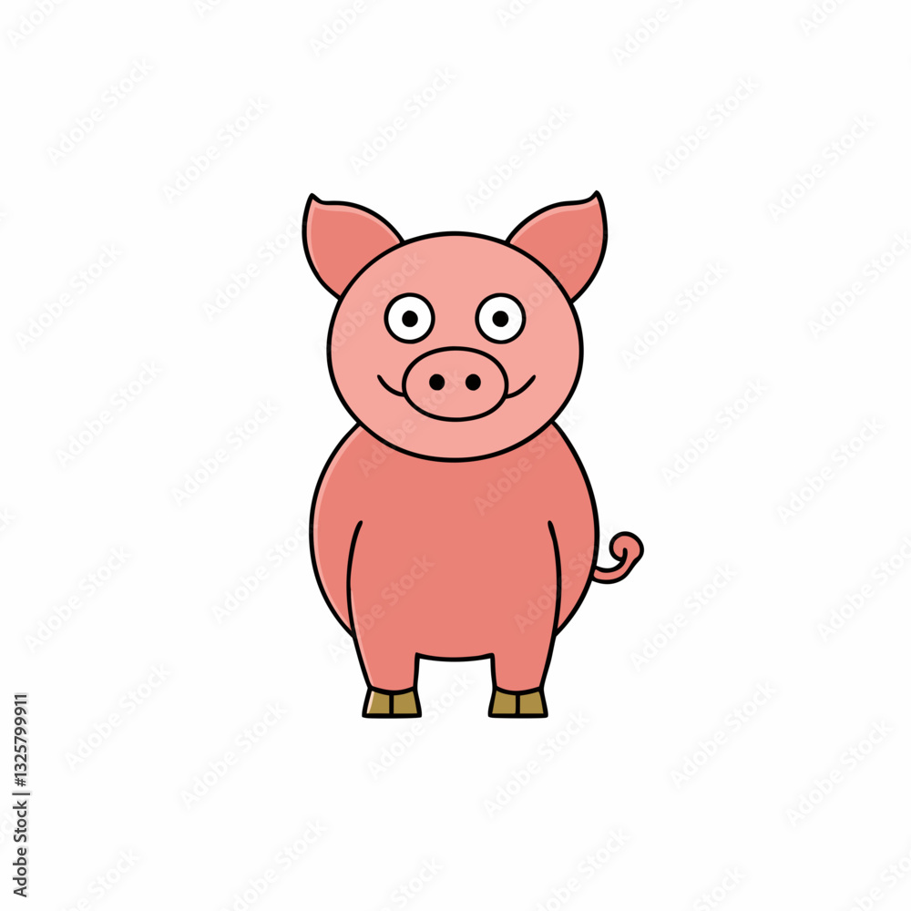 pig cartoon vector pig cartoon vector