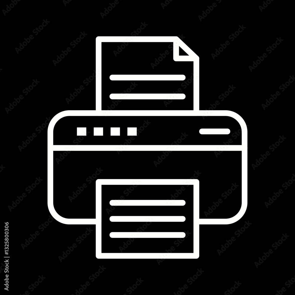 Printer Vector Icon Printer Vector Icon