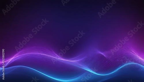 Digital waveforms in blue and purple, abstract background. Abstract digital background with flowing waves in vibrant blue and purple hues. Radiant lighting, flowing motion,curve, form, 7