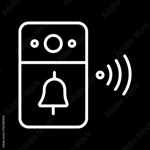 Video Doorbell Vector Icon