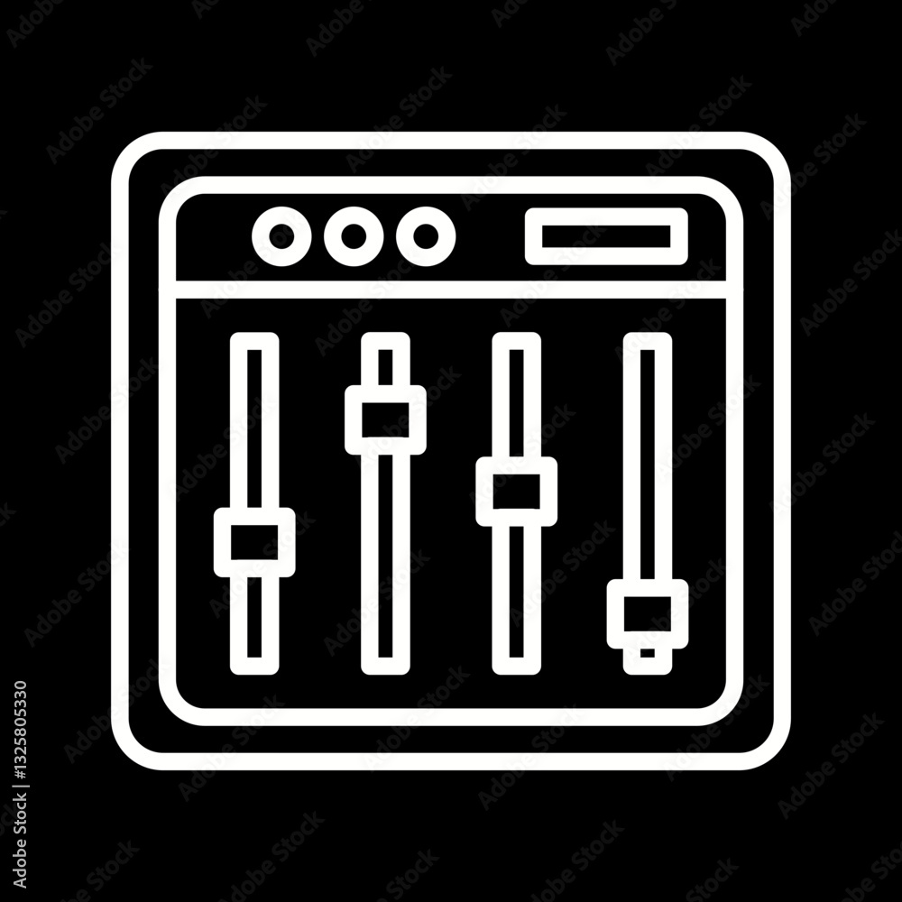 Mixer Vector Icon Mixer Vector Icon