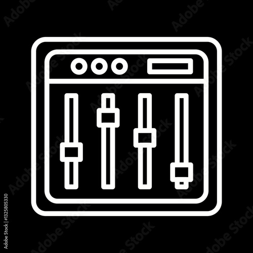 Mixer Vector Icon