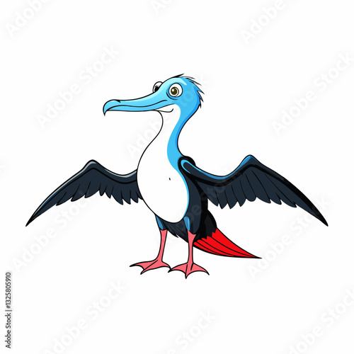 frigatebird with wings