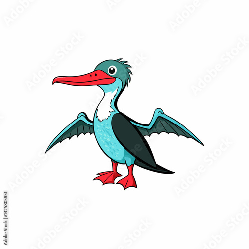 frigatebird with wings