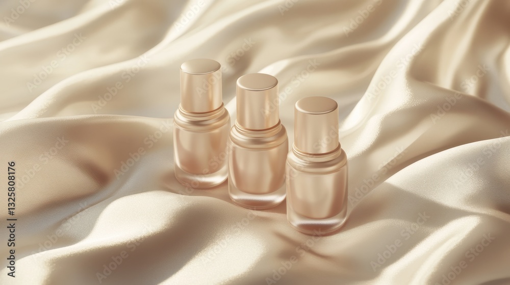 Naklejka premium Colorful Nail polish pattern background,Bottles of nail polish, each containing liquid cosmetics,Set colors nail polish isolated on color background,beauty,fashion concept,space for text.