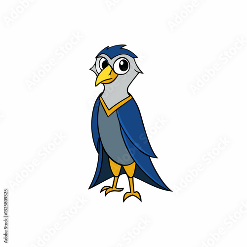 merlin bird on a branch