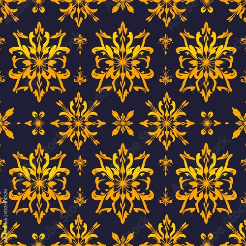 Gold seamless pattern design
