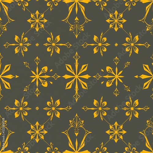 Gold seamless pattern design 