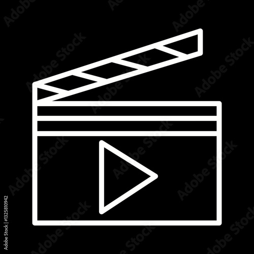 Clapperboard Vector Icon